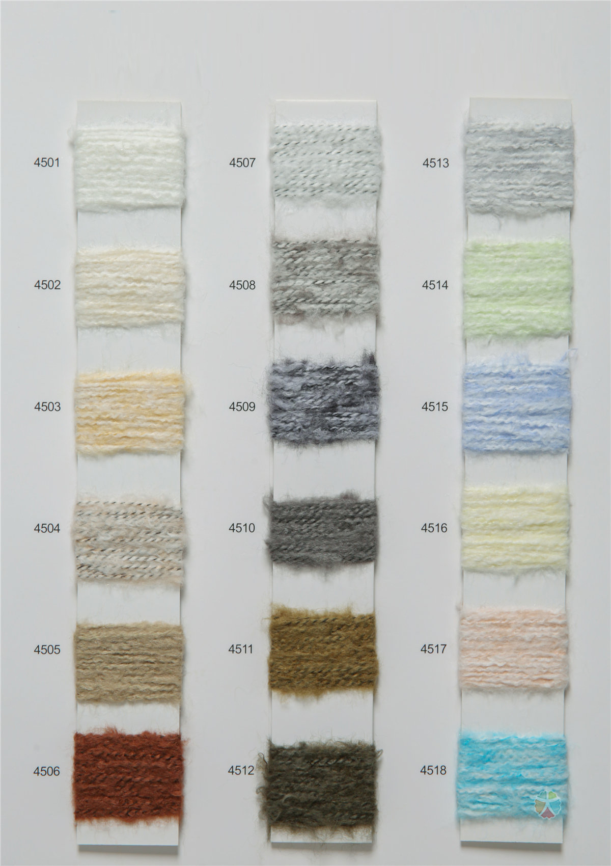 1/4.5NM 53cotton 27acrylic 12nylon 7polyester 1spandex