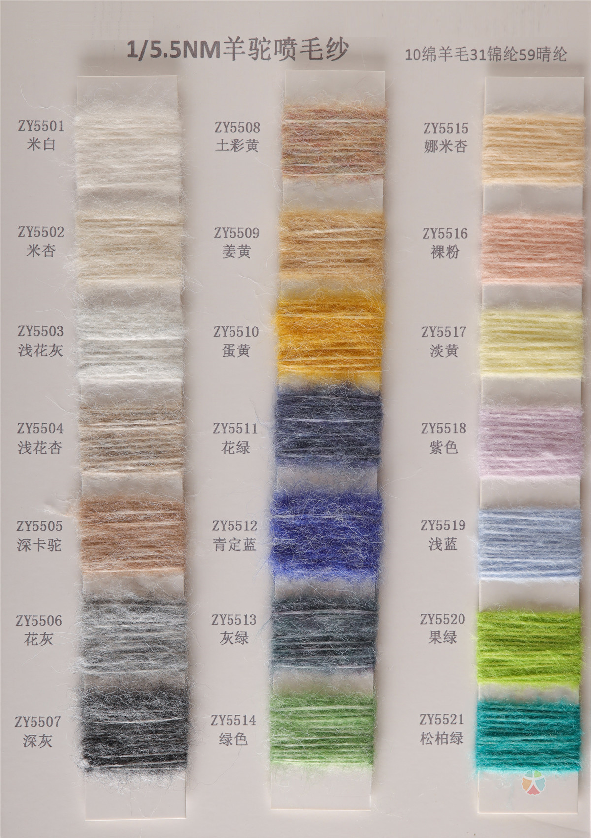 1/5.5NM 10wool 31nylon 59acrylic