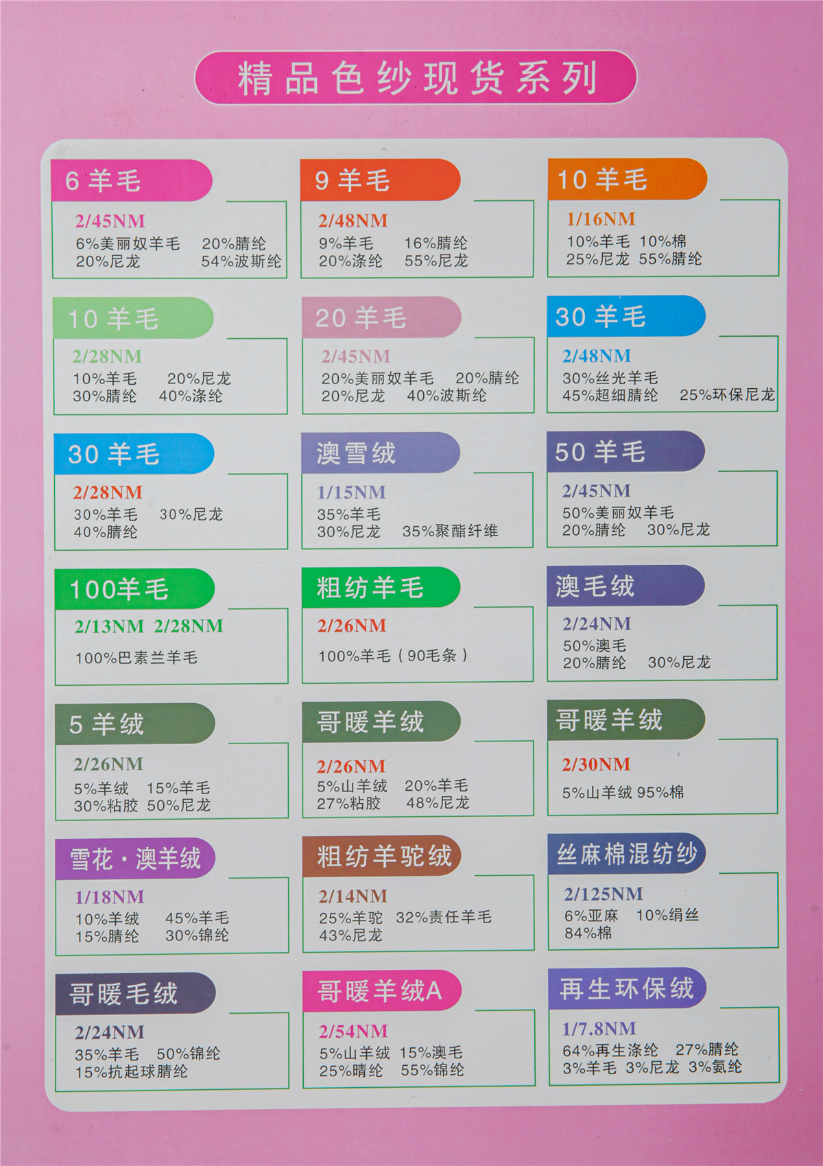 2/48NM 美利奴羊毛