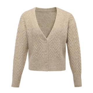 韩版短款针织外套