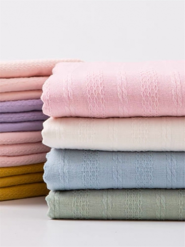 Pure cotton jacquard fabric