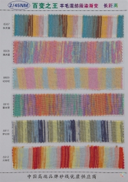 2/45NM 54Polyester 20Nylon 20Acrylic 6Wool
