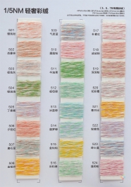 1/5NM 43cotton 28polyester 25acrylic 2Viscose 2spandex
