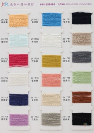1/9NM 86% cotton and 14% nylon