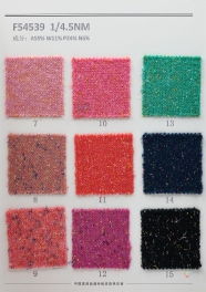 1/4.5NM 59% acrylic 11% wool 24% recycled polyester 6% nylon