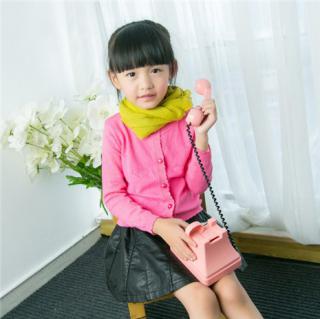 新款纯棉针织衫 女童毛衣开衫外套