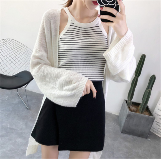 新款针织无袖挂脖内搭背心